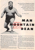 Wrestling News Clipping #93 - Man Mountain Dean, Yukon Eric vs. Killer Kowalski