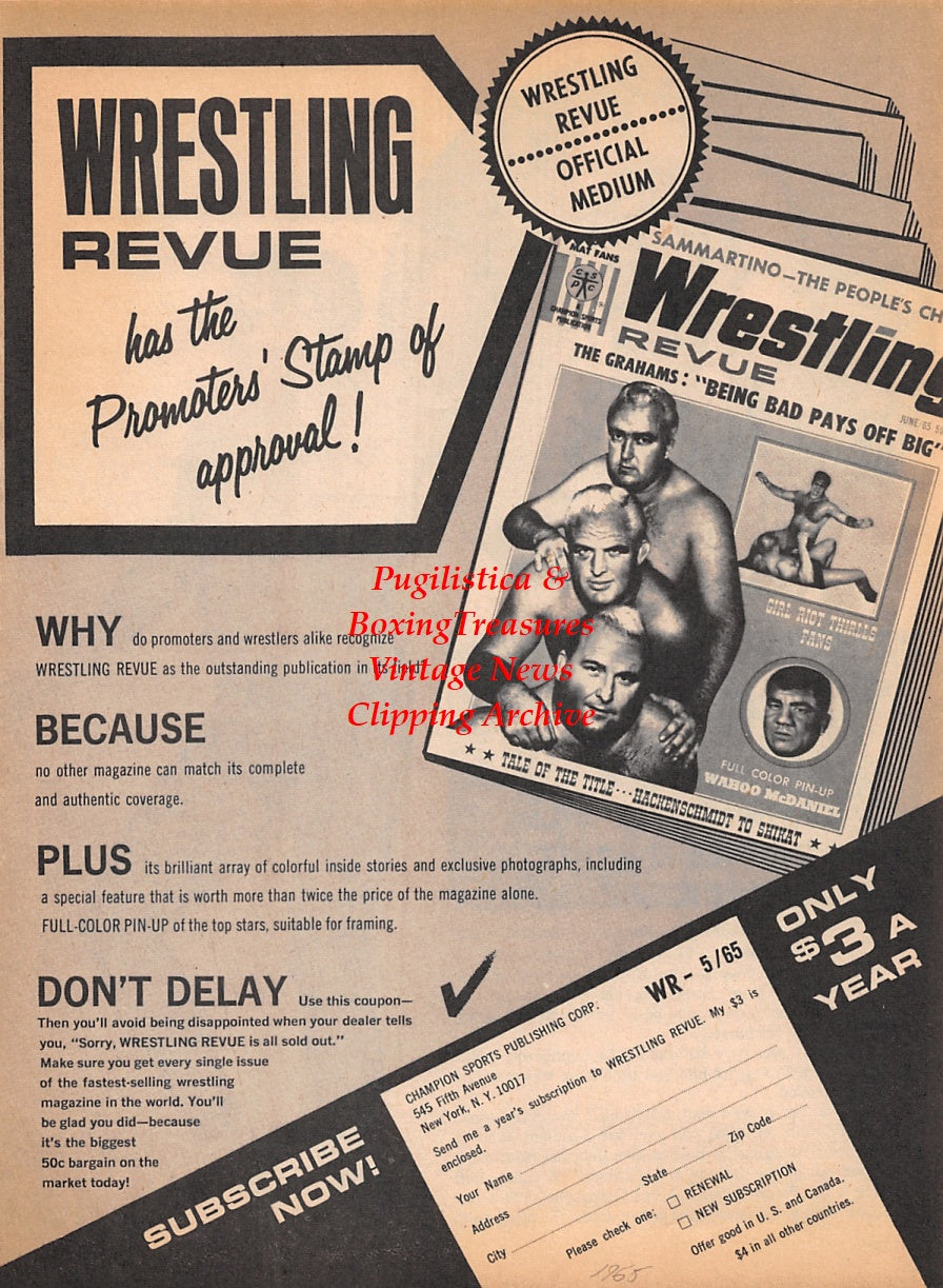 Wrestling News Clipping #165 - Kit Fox