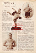 Wrestling News Clipping #143 - Emil Grikis, Bill Bartusch, George Manich, Young Corbett, James Corbett, Georges Carpentier, Jimmy McLarnin, Billy Taub