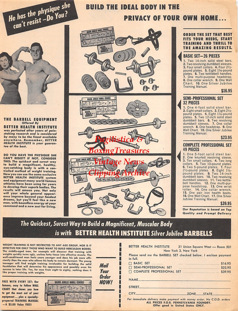 Wrestling News Clipping #111 - Edouard Carpentier, Red Bastien, Antonino Rocca, Miguel Perez, Sammy Menacker, Bulldog Brower