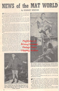 Wrestling News Clipping #136 - Antonino Rocca, The Wolfman