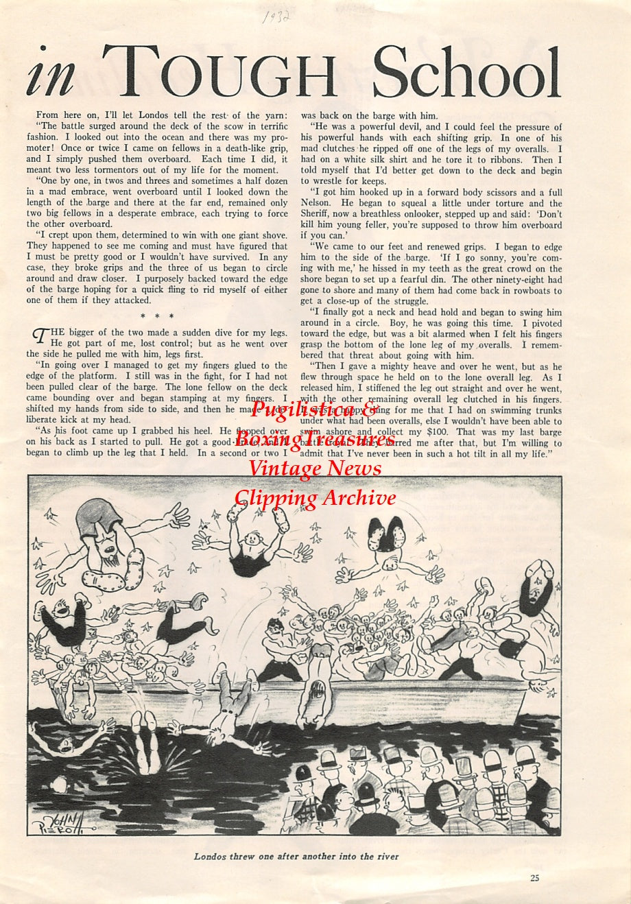 Wrestling News Clipping #141 - Carl Pojello, Jim Londos