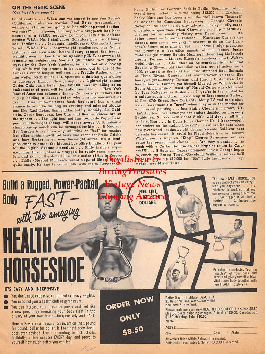 Wrestling News Clipping #149 - Judo Event: Robey Reed vs. Doug Blackmere