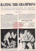 Wrestling News Clipping #95 - Killer Kowalski vs. Tarzan Zorra, The Black Prince vs. Benny Sherman, Baron Von Heczey, Eddie Quinn, Yvon Robert, Dick Raine, Masked Marvel, Gene and Steve Stanlee
