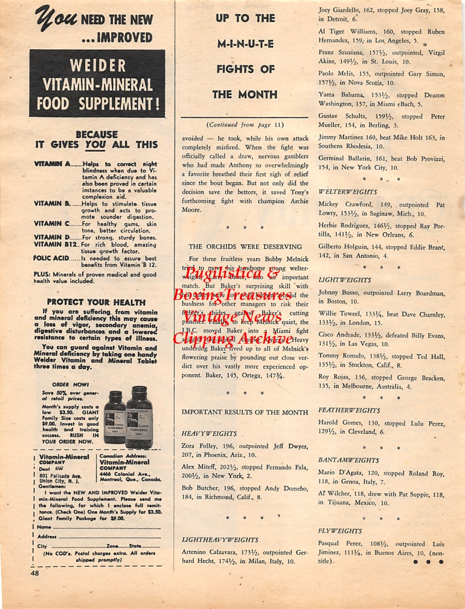 Wrestling News Clipping #85 - Young Dick Brown, Mike DiBiase