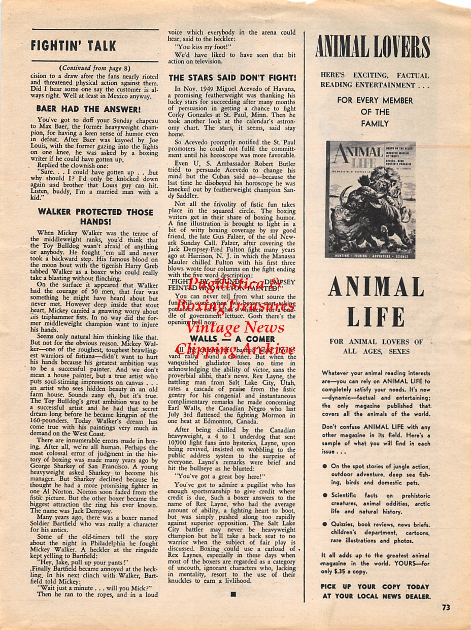 Wrestling News Clipping #42 - Greg Jarque vs. John Paul Henning in Longview, Washington