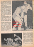 Wrestling News Clipping #60 - Hans Schmidt vs. Cowboy Bob Ellis and Don Curtis