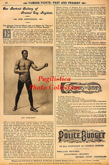 Bob Armstrong - 11x17 Boxing Photographic Print