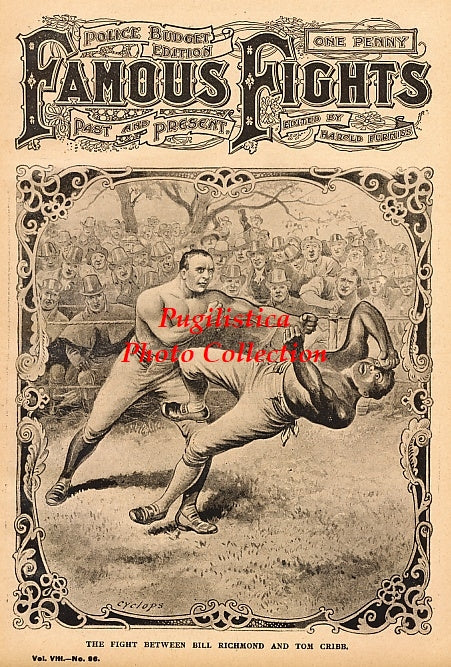 Tom Cribb vs. Bill Richmond - 11x17 Boxing Photographic Print