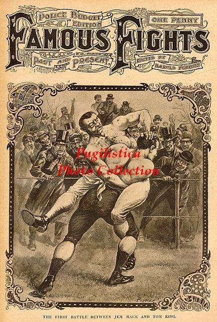 Jem Mace vs. Tom King - 11x17 Boxing Photographic Print