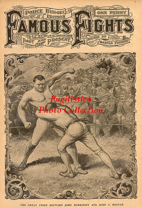 John C. Heenan vs. John Morrissey - 11x17 Boxing Photographic Print