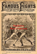 John Gully vs. Bob Gregson - 11x17 Boxing Photographic Print