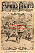Peter Jackson vs. Frank Slavin - 11x17 Boxing Photographic Print