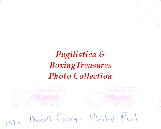 Boxing Photo #1086 - Donald Curry and Philip Paul