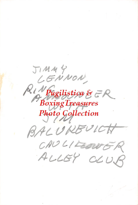 Boxing Photo #1196 - Jimmy Lennon and Jim Balukevich - Cauliflower Alley Club