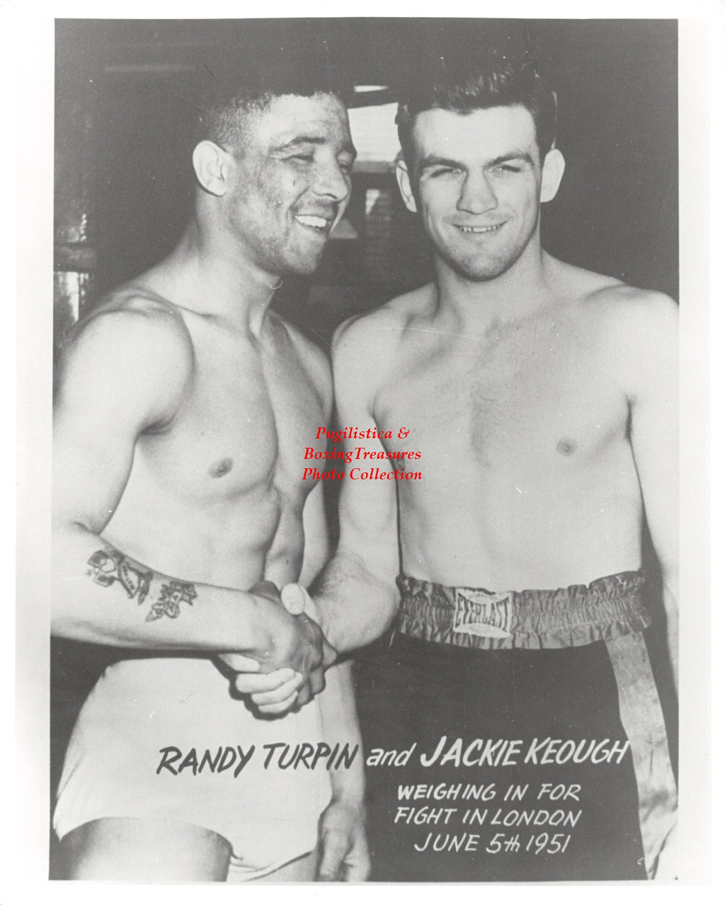 Boxing Photo #1224 - Randy Turpin and Jackie Keough