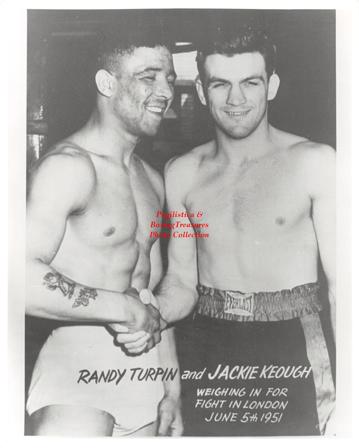 Boxing Photo #1224 - Randy Turpin and Jackie Keough