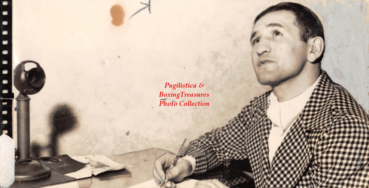 Boxing Photo #1445 - Young Corbett III - Vintage 1934 Press Photograph