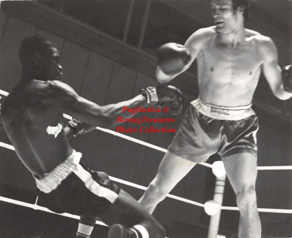 Boxing Photo #759 - A. McMillan and Unidentified Opponent vintage press photo