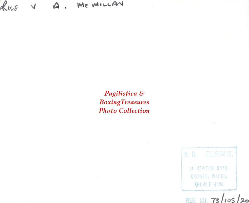 Boxing Photo #759 - A. McMillan and Unidentified Opponent vintage press photo