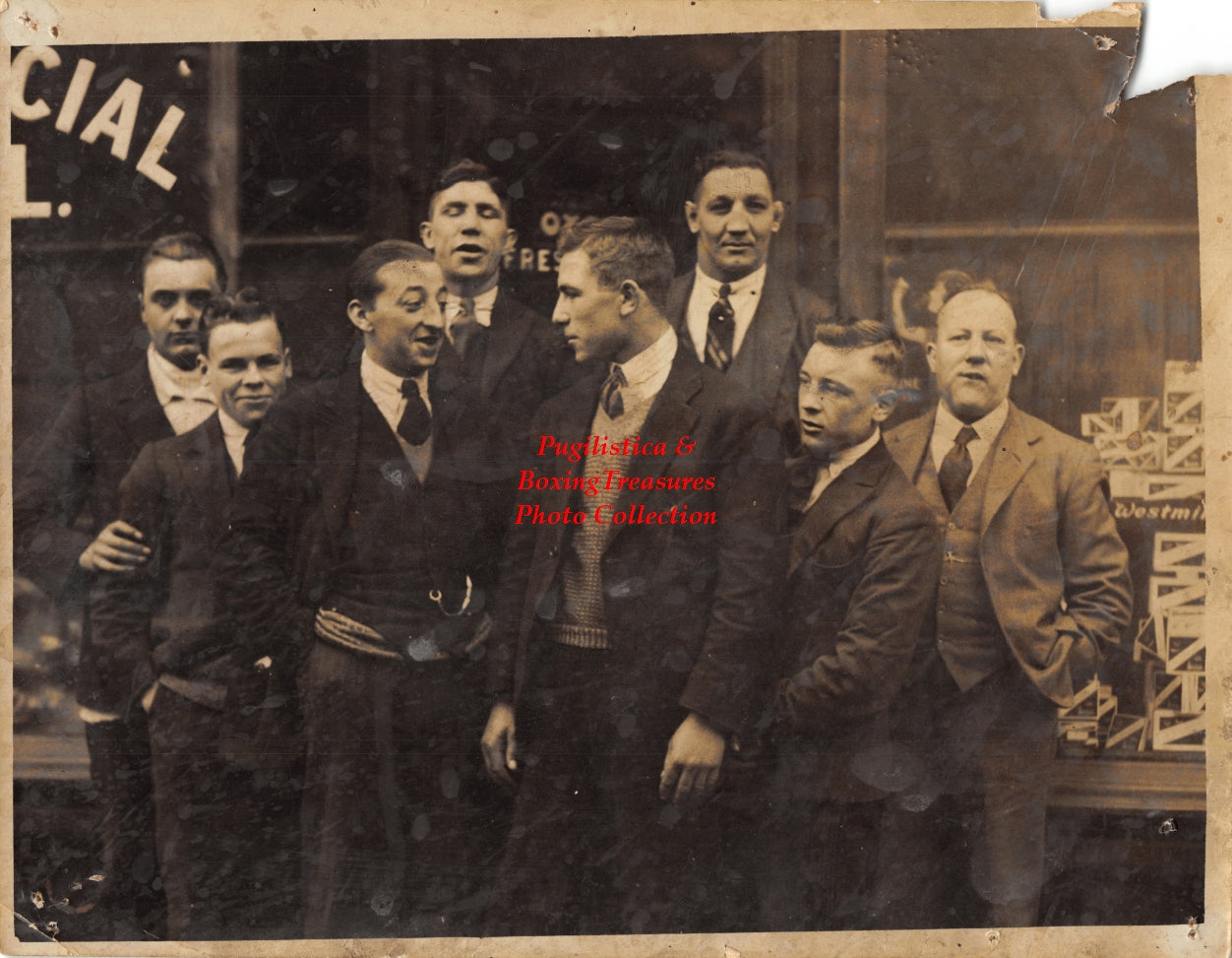 Boxing Photo #868 - c. 1920's-30's Unidentified British Fight Figures
