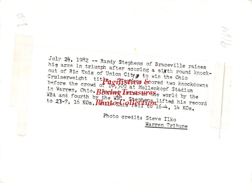 Boxing Photo #978 - Randy Stephens