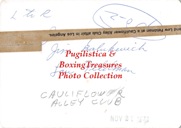 Boxing Photo #1024 - Lew Feldman and Jim Balukevich - Cauliflower Alley Club