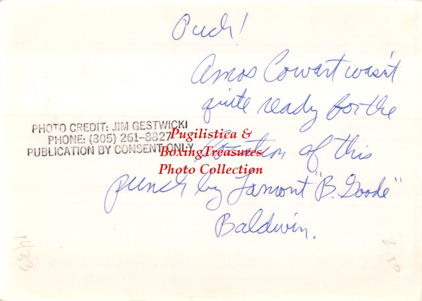 Boxing Photo #1011 - Amos Cowart vs. Carl Baldwin