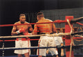 Boxing Photo #1310 - Larry Holmes vs. Ray Mercer 1992 Vintage Snapshot Photograph