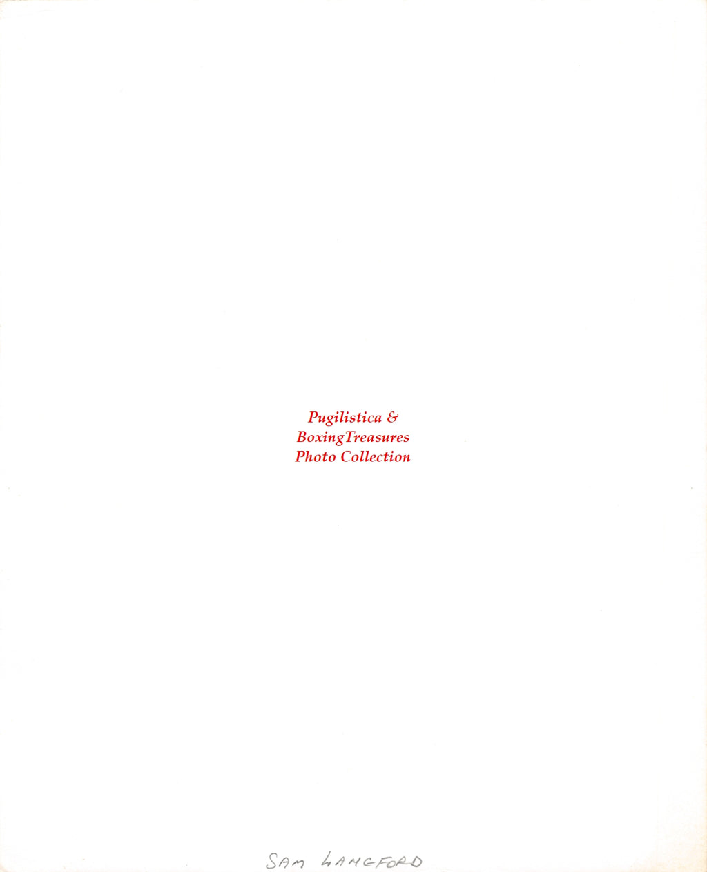 Boxing Photo #1290 - Sam Langford