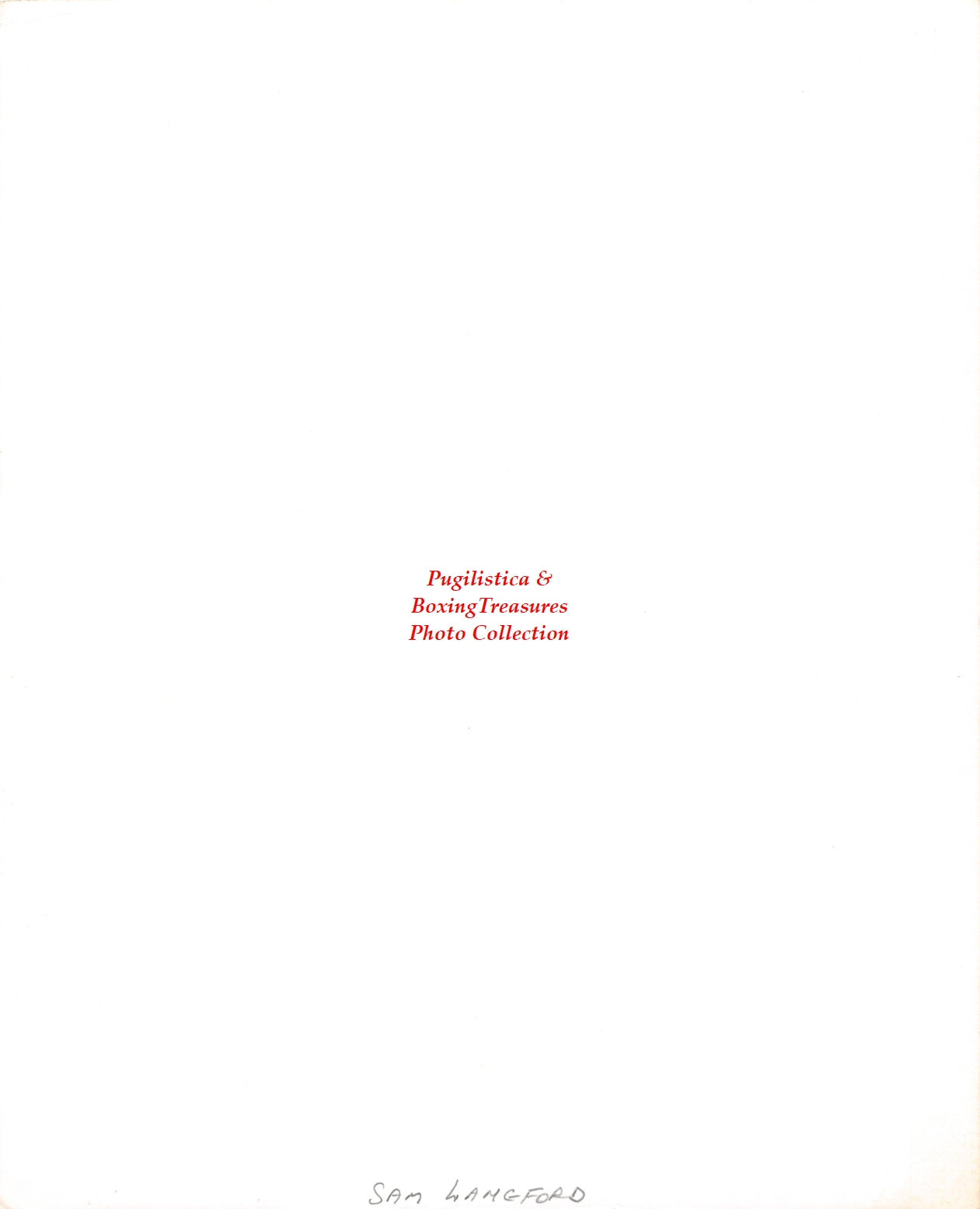 Boxing Photo #1290 - Sam Langford