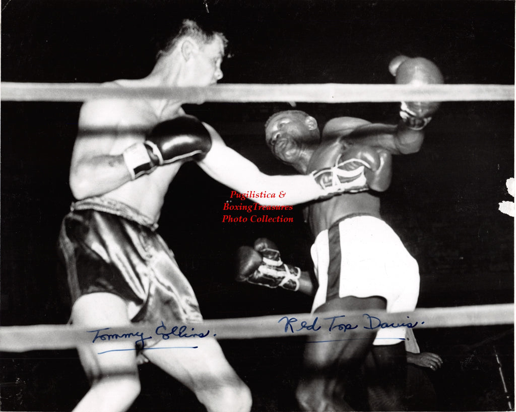 Boxing Photo #1254 - "Irish" Tommy Collins vs. Teddy "Red Top" Davis - Boston Garden