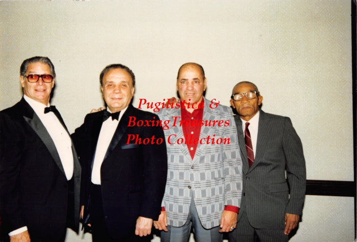 Boxing Photo #1082 - Charlie Casas, Jake LaMotta, Bobo Olson and Beau Jack