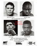 Boxing Photo #1430 - Julio Cesar Chavez, Meldrick Taylor, Juan Coggi, Frankie Randall - Vintage 1994 Publicity Photograph
