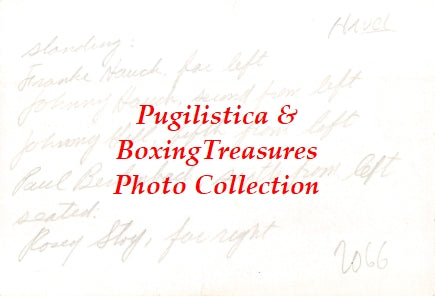 Boxing Photo #1148 - Paul Berlenbach, Rosey Stoy, Johnny Gill, Frankie Hauck, Johnny Hauck