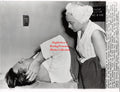 Boxing Photo #1400 - Jackie Leonard - Boxing Promoter Beaten by Mobsters - Vintage 1959 Wire Photograph