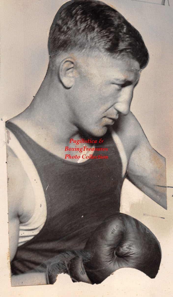 Boxing Photo #1396 - George Manley - Vintage Press Photograph