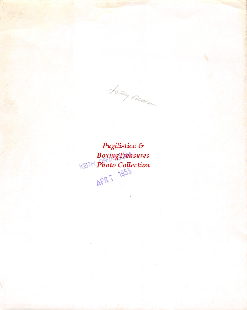 Boxing Photo #1406 - Joey Maxim - Vintage 1955 Press Photograph