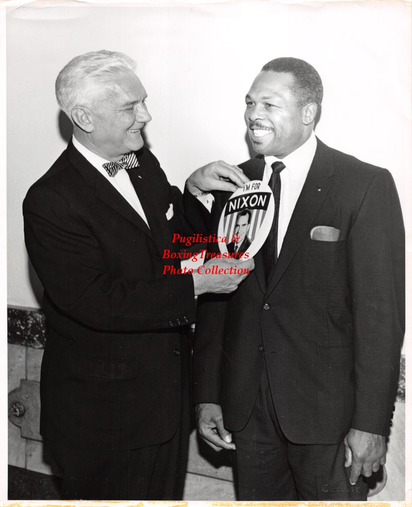 Boxing Photo #1428 - Archie Moore - Vintage 1960's Photograph