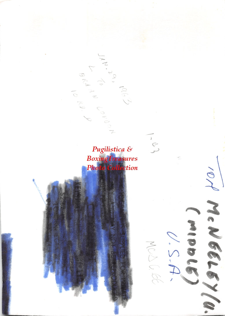 Boxing Photo #1450 - Tom McNeeley - Vintage 1963 Photograph