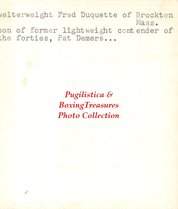 Boxing Photo #1243 - Fred Duquette