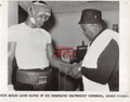 Boxing Photo #1446 - George Foreman and Dick Sadler - Vintage c. 1970 Photograph