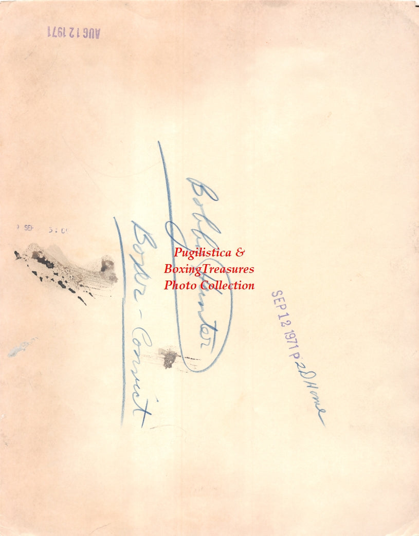 Boxing Photo #1408 - Bobby Hunter - Pan-American Games - Vintage 1971 Wire Photograph