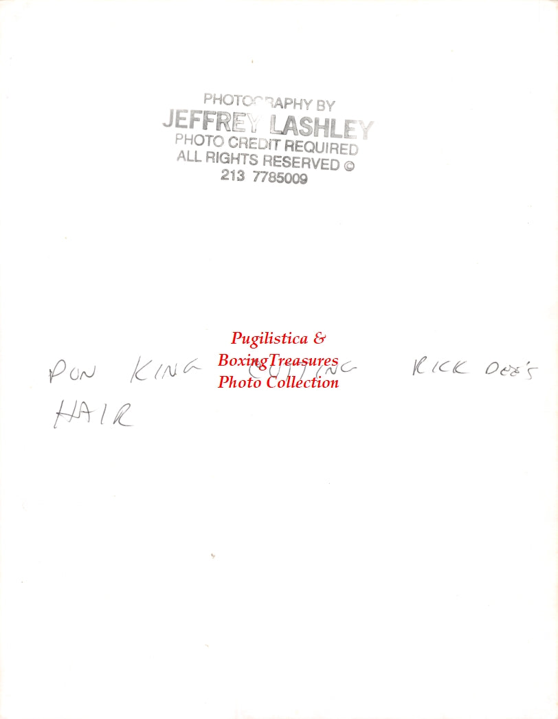 Boxing Photo #1432 - Don King and Radio Personality Rick Dees - Vintage Photograph