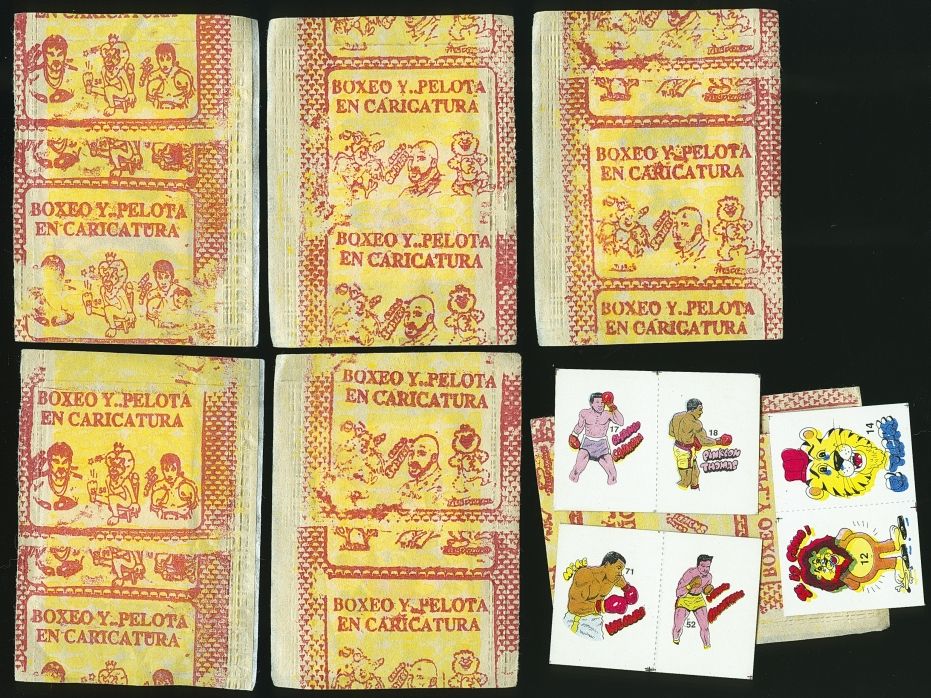 1985 Reyauca BOXING CARDS "Fight Of The Century" Unopened Packs (Lot of 6) BOXEO Y..PELOTA South American Issue RARER!