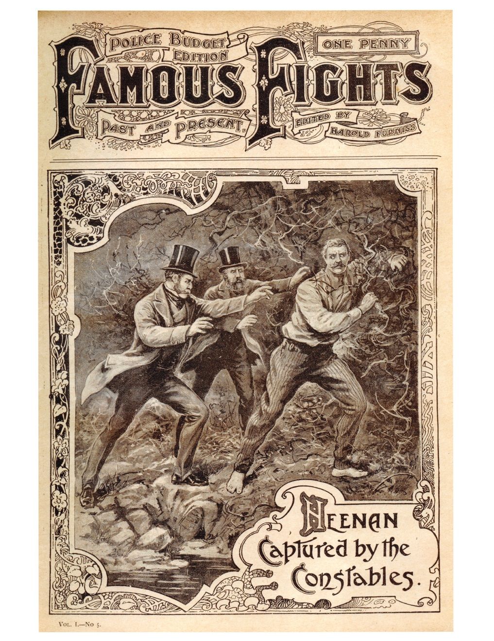 Boxing Photo #1454 - John C. Heenan "Captured By The Constables"