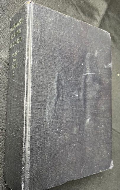 1929 to 1931 EVERLAST BOXING RECORD BOOKS Bound Volume 1000+ Pages
