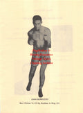 Boxing News Clipping #2671 - John Borrozzio, K.O. Nick Bass, Little Jeff