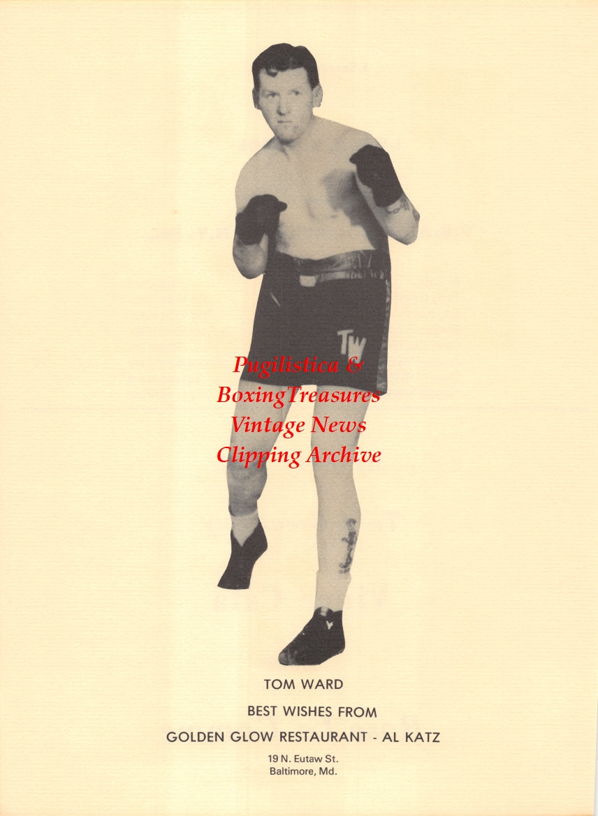 Boxing News Clipping #2669 - Tom Ward