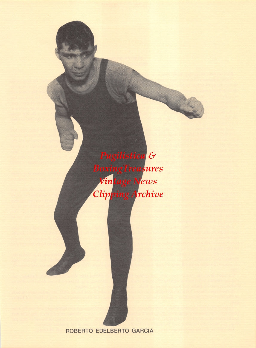 Boxing News Clipping #2663 - Bobby Garcia, Buster Brown